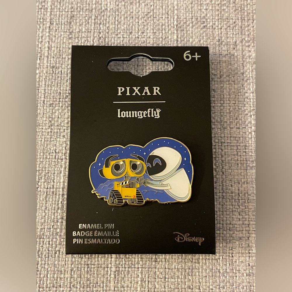 Loungefly Disney WALL-E EVE & WALL-E Stars Enamel Pin